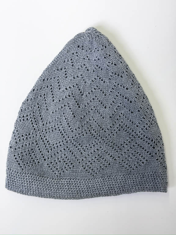 Chechia gris - 100% coton