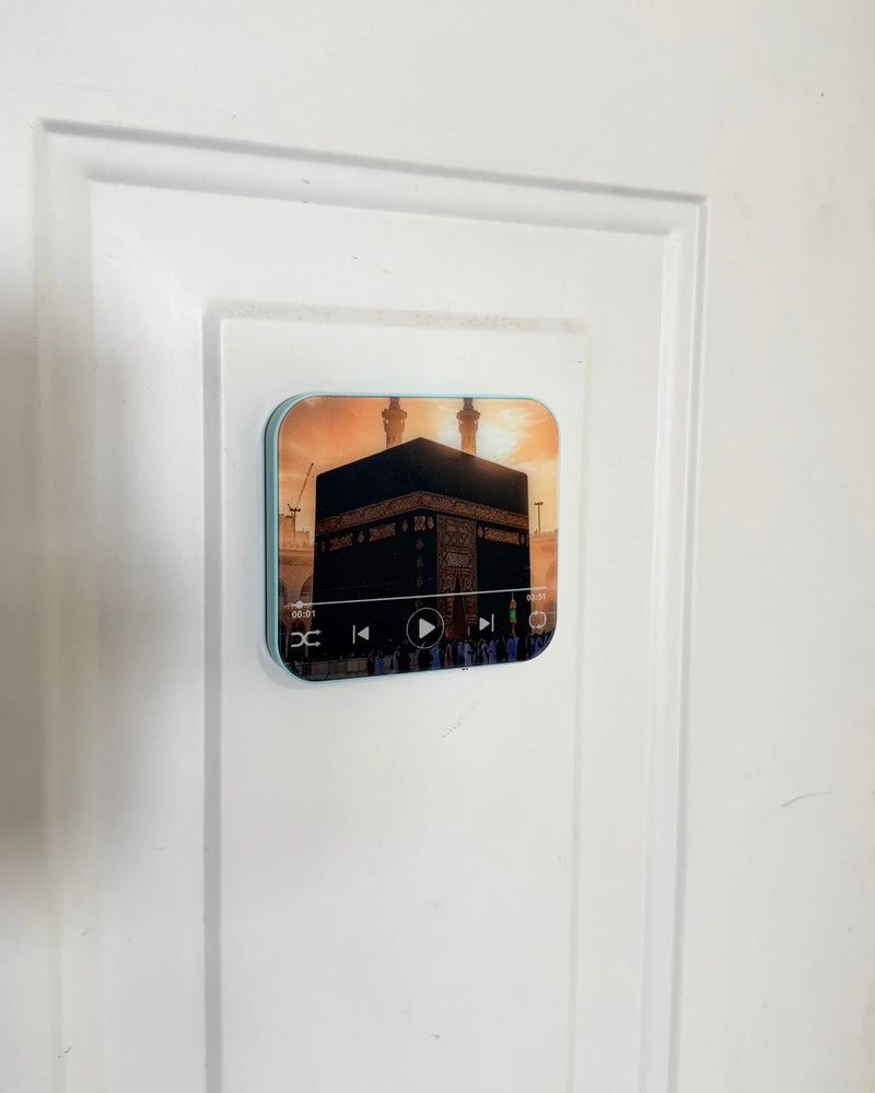 Coran Magnet design 02 Kaaba au coucher du soleil, aimant coranique