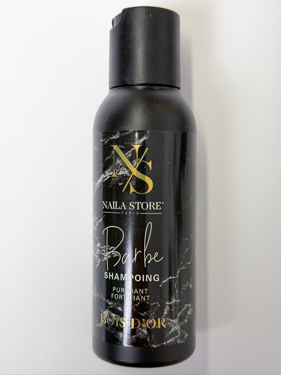 Kit soins barbe - Bois d'Or - Peigne - Huile de barbe - Cire - Shampoing