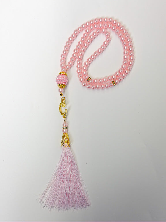 Tasbih 99 perles rose - Chapelet islamique