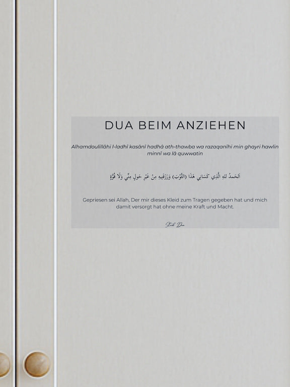Sticker Dua – En s'habillant