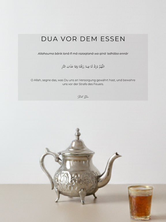 Sticker Dua – Avant de manger