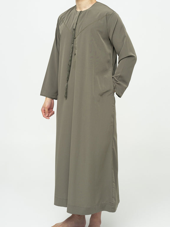 Qamis Dubai Premium Kaki