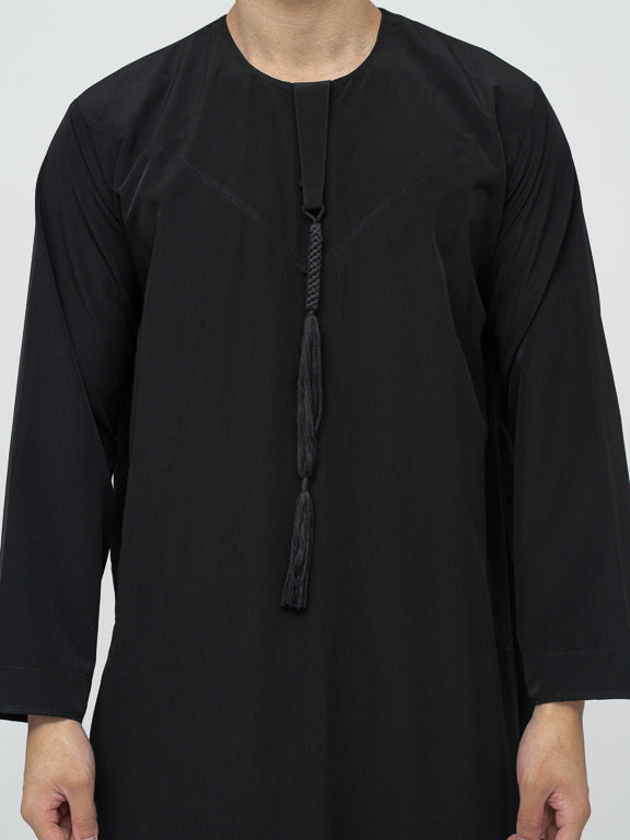 Qamis Dubai Premium Noir