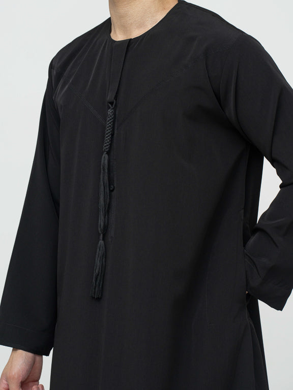 Qamis Dubai Premium Noir