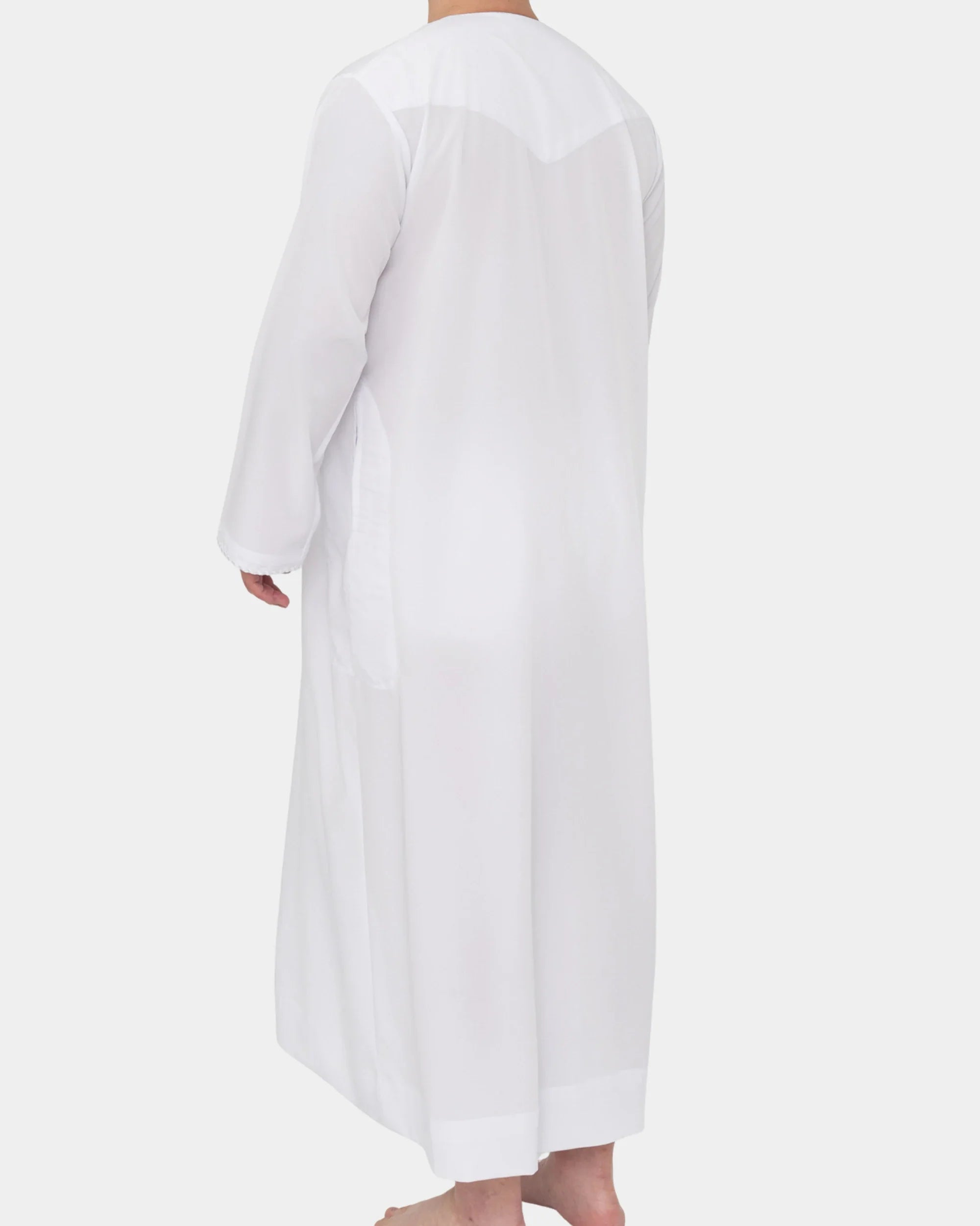 Qamis émirati blanc Al Rezam vue de dos