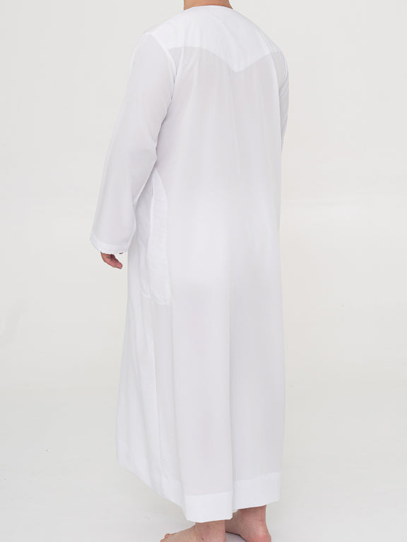 Qamis Emirati Premium Blanc