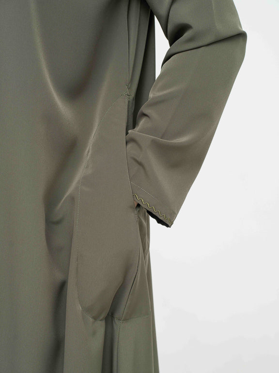 Qamis Emirati Premium Kaki