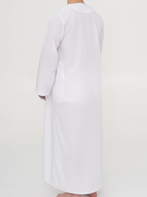 Qamis Marocain Premium Blanc