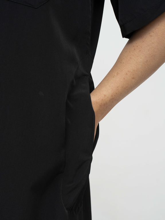 Qamis Manches courtes Marocain Premium Noir