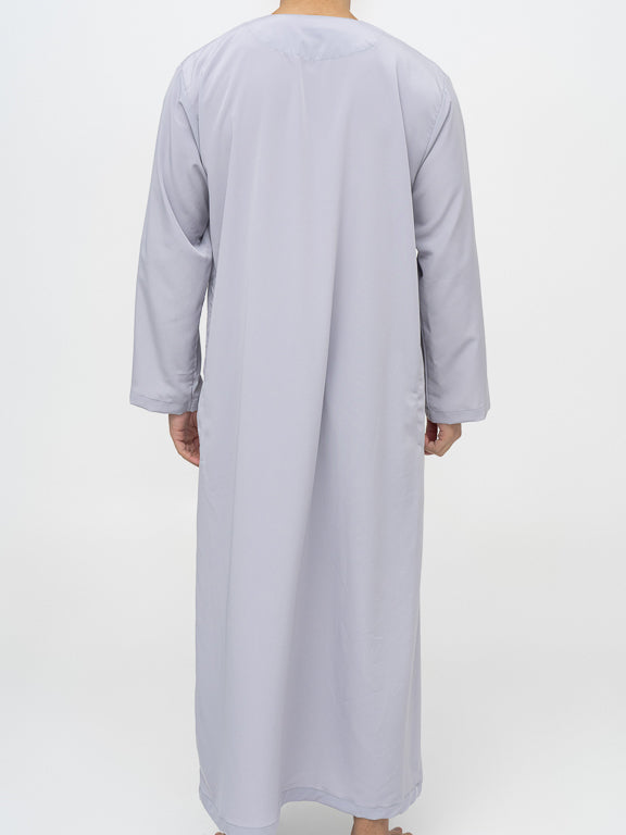 Qamis Marocain Premium Gris