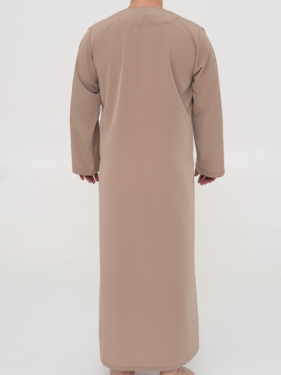 Qamis Marocain Premium Taupe