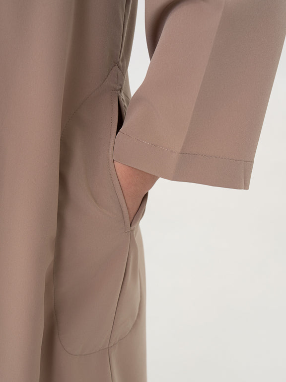 Qamis Marocain Premium Taupe