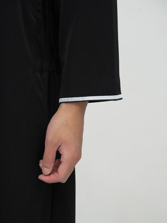 Qamis Omanais Premium Noir