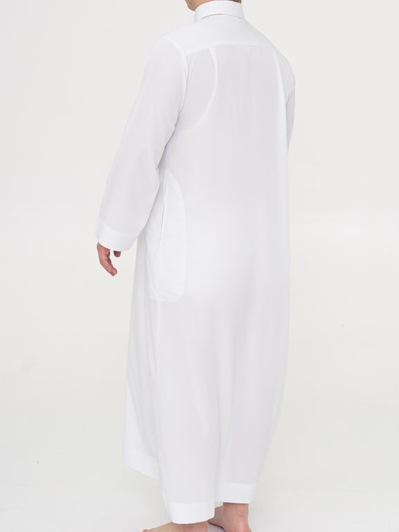 Qamis Qatari Premium Blanc
