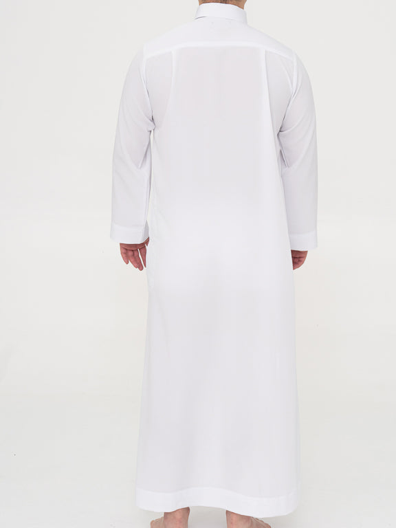 Qamis Qatari Premium Blanc