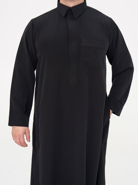 Qamis Qatari Premium Noir