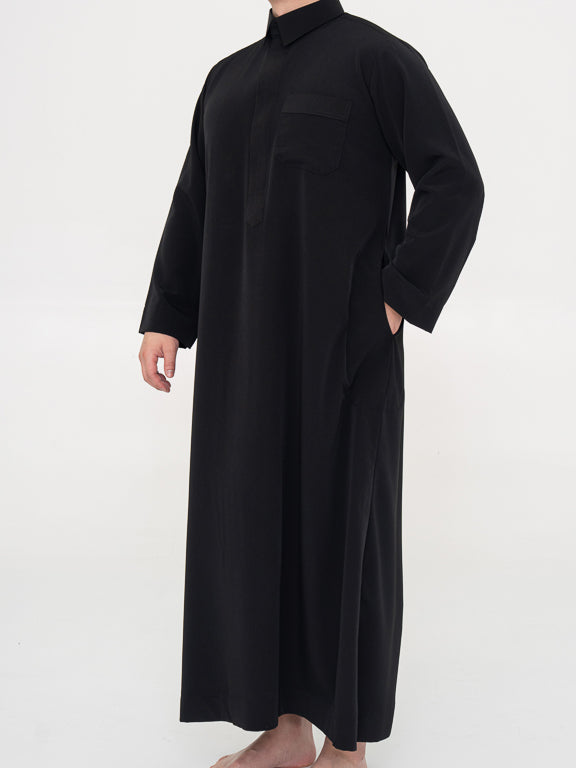 Qamis Qatari Premium Noir