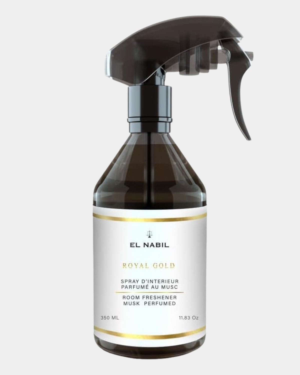 Spray d'ambiance Royal Gold de Maison El Nabil, 350 ml, pour parfumer le tapis de prière