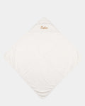 Serviette de bain à capuche personnalisée brodée prénom bébé, 100% coton, MQH