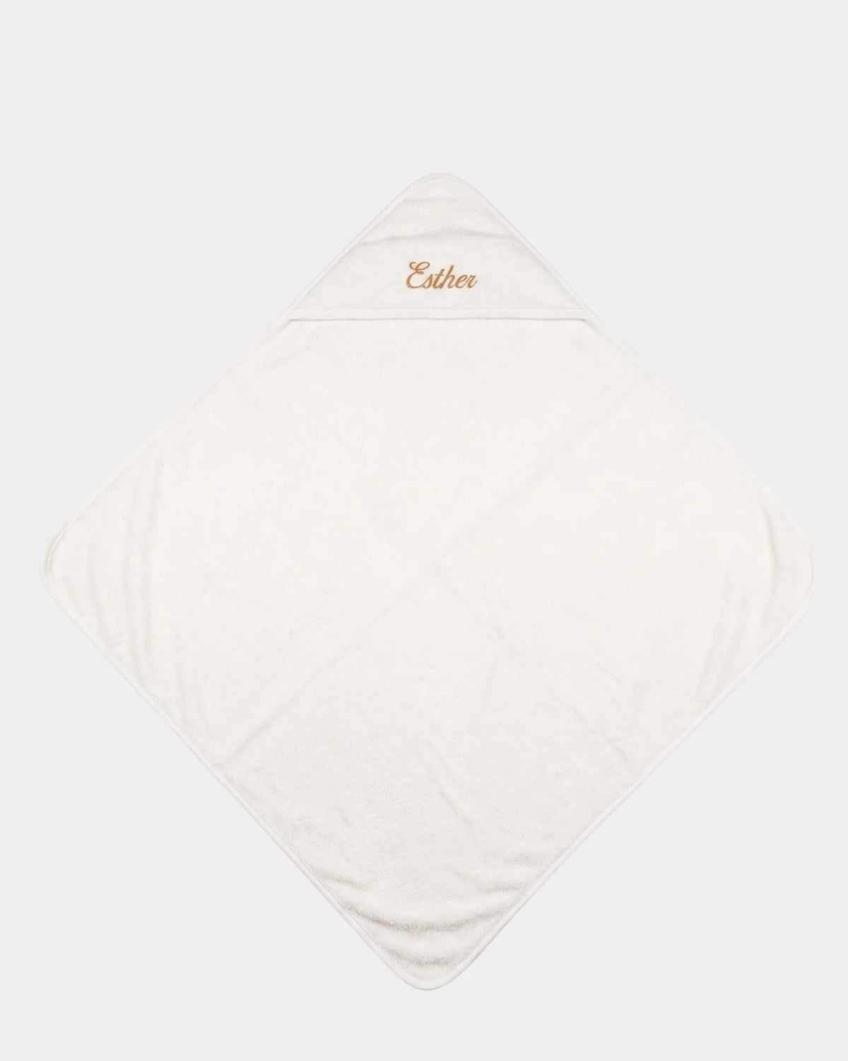 Serviette de bain à capuche personnalisée brodée prénom bébé, 100% coton, MQH
